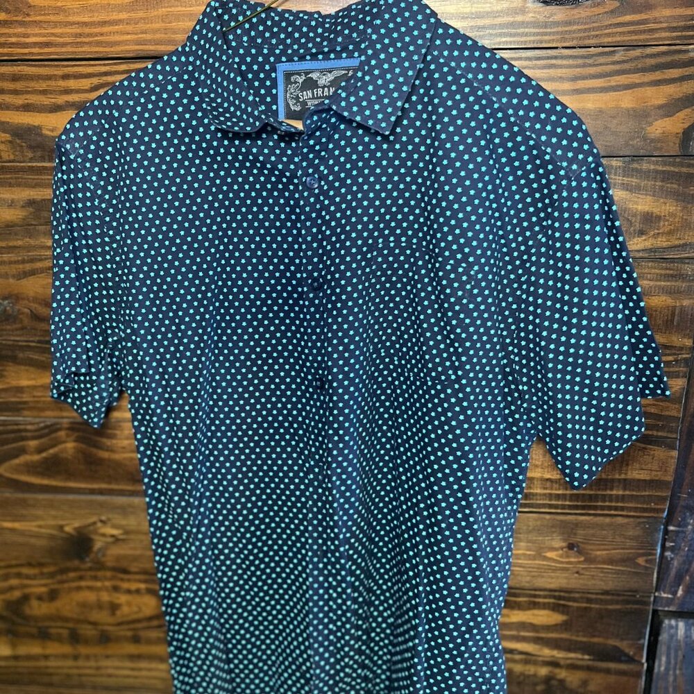 San Francisco Work Shirts Short Sleeve Button Down